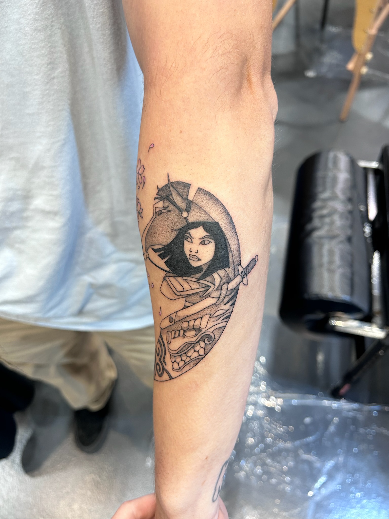 bgp neo-traditional illustrative mulan