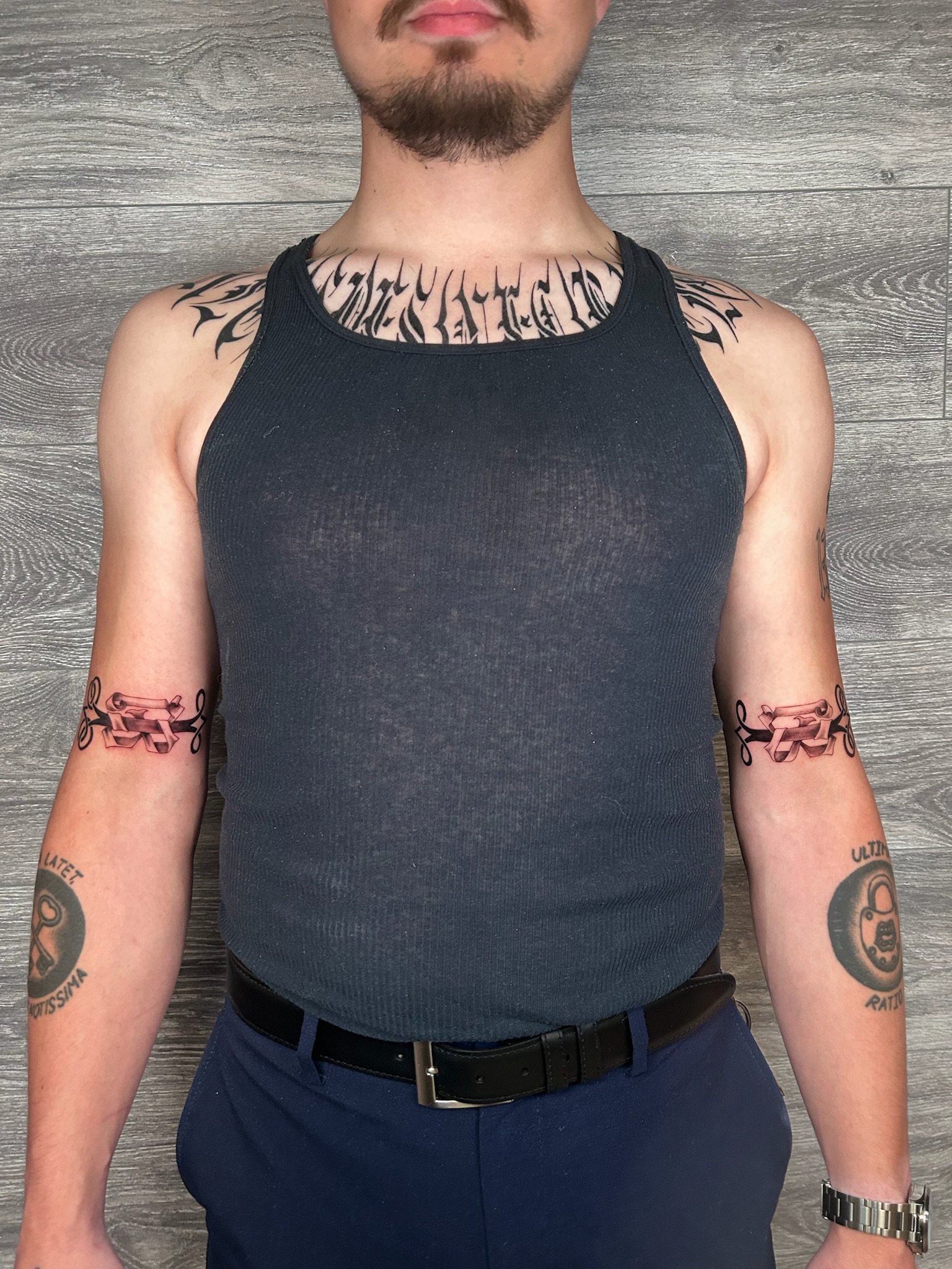 bg symmetry lettering armribbons