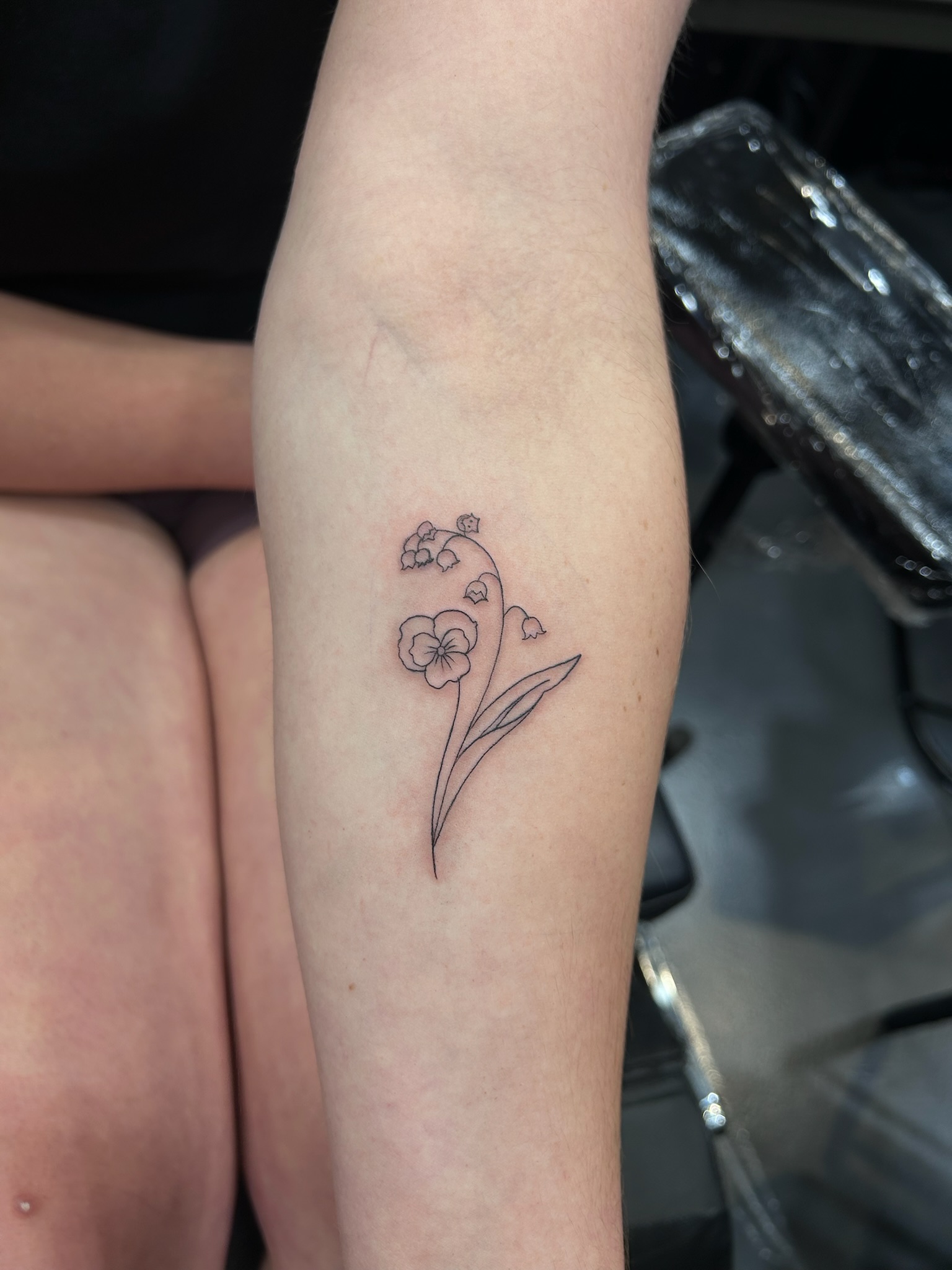 bg fineline minimalism flower