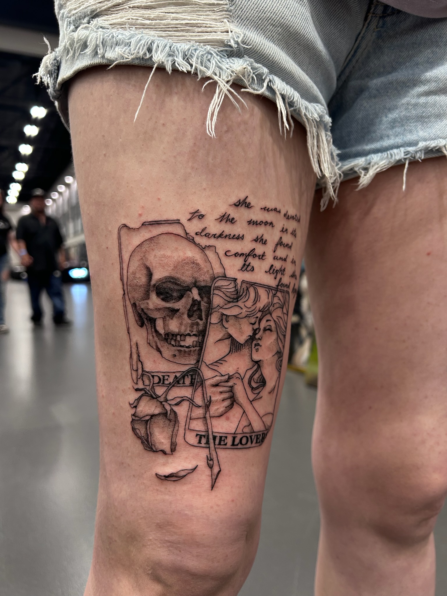 bg illustrative neo-traditional script tarotcards