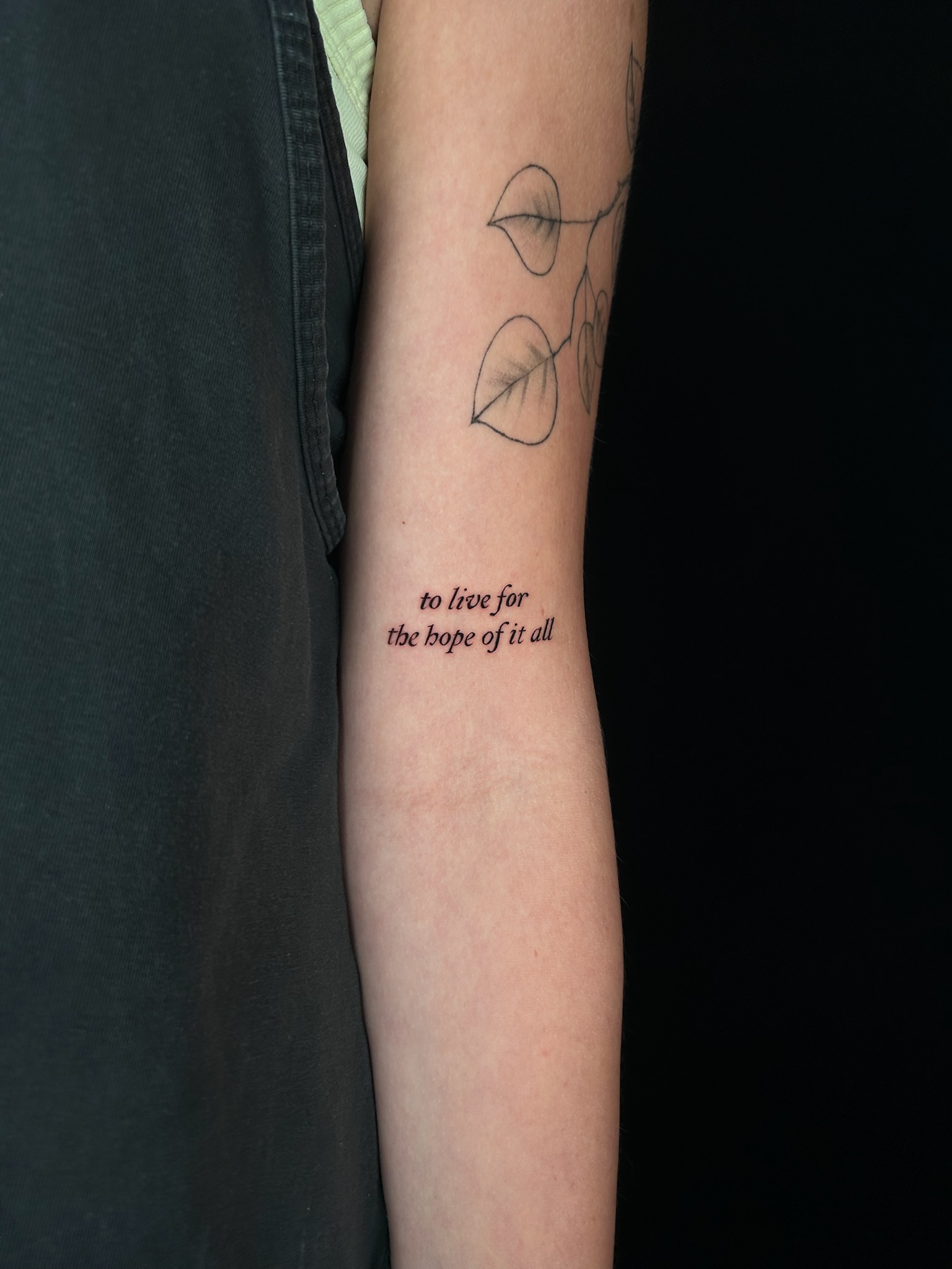 bg lettering script hope