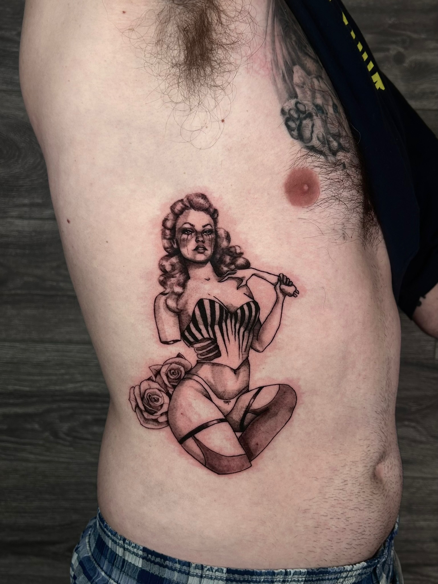 bg neo-traditional realism pinup