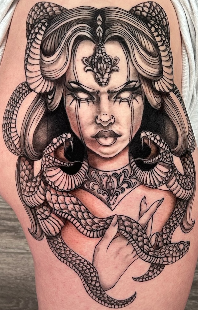 bg neo-traditional realism medusa email