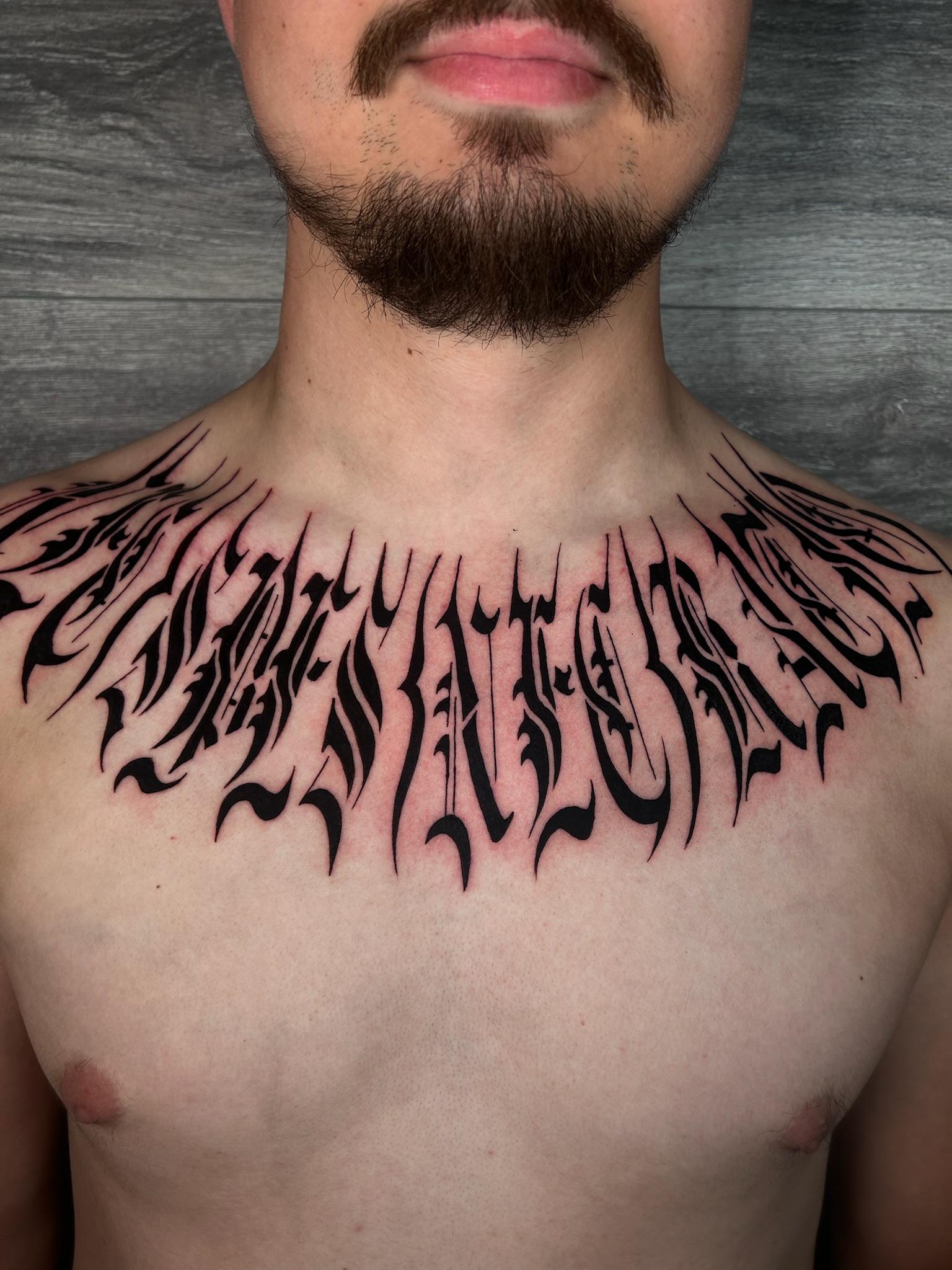 bg lettering gothic